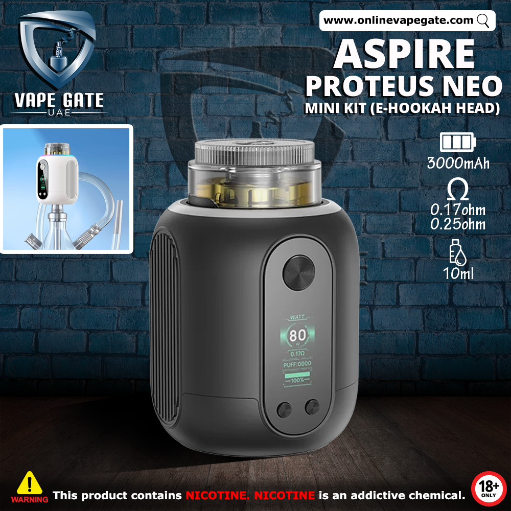Aspire Proteus Neo Mini Kit (E-Hookah Head) | Best Vape Kit in Dubai