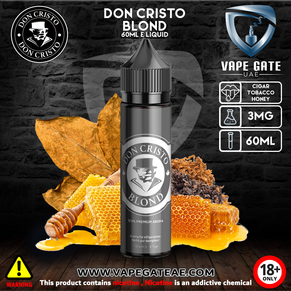 Don Cristo Blond 60ml E juice by PGVG Same Day Delivery Abu Dhabi & Dubai