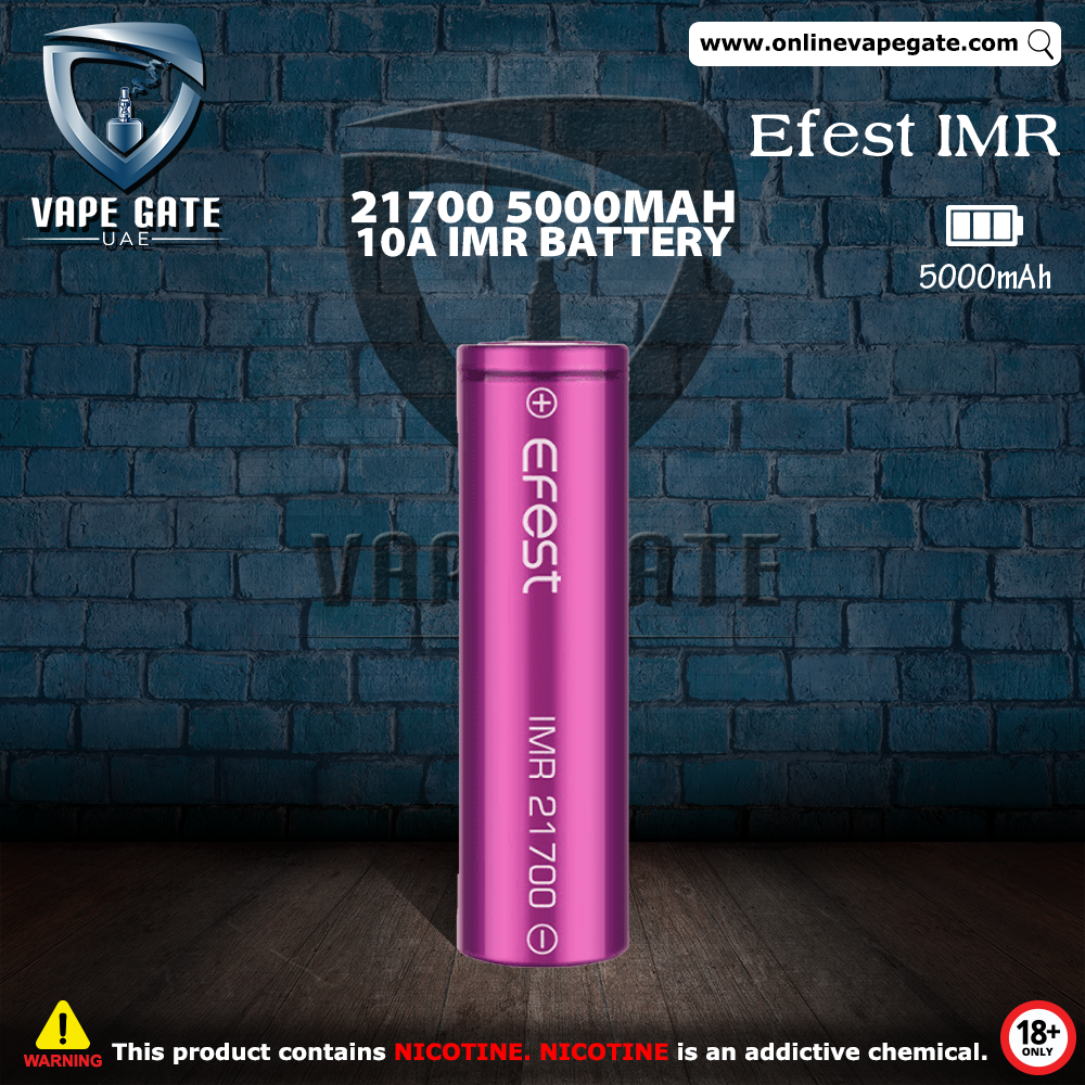 EFEST 21700 5000MAH 10A IMR BATTERY | Dubai & ABu Dhabi UAE
