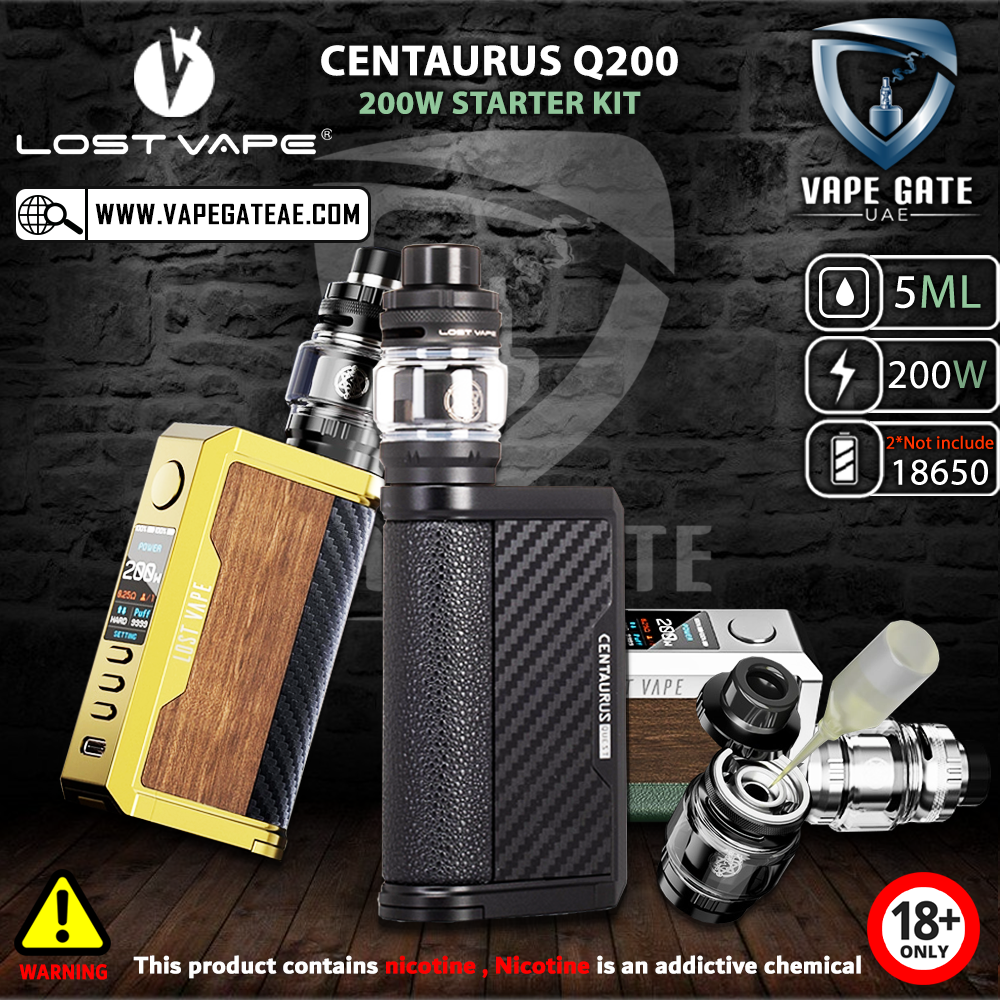LOST VAPE CENTAURUS Q200 200W STARTER KIT | Vape Kit Abu Dhabi & Dubai |KSA LOST VAPE CENTAURUS Q200 200W STARTER KIT | Vape Kit Abu Dhabi & Dubai |KSA