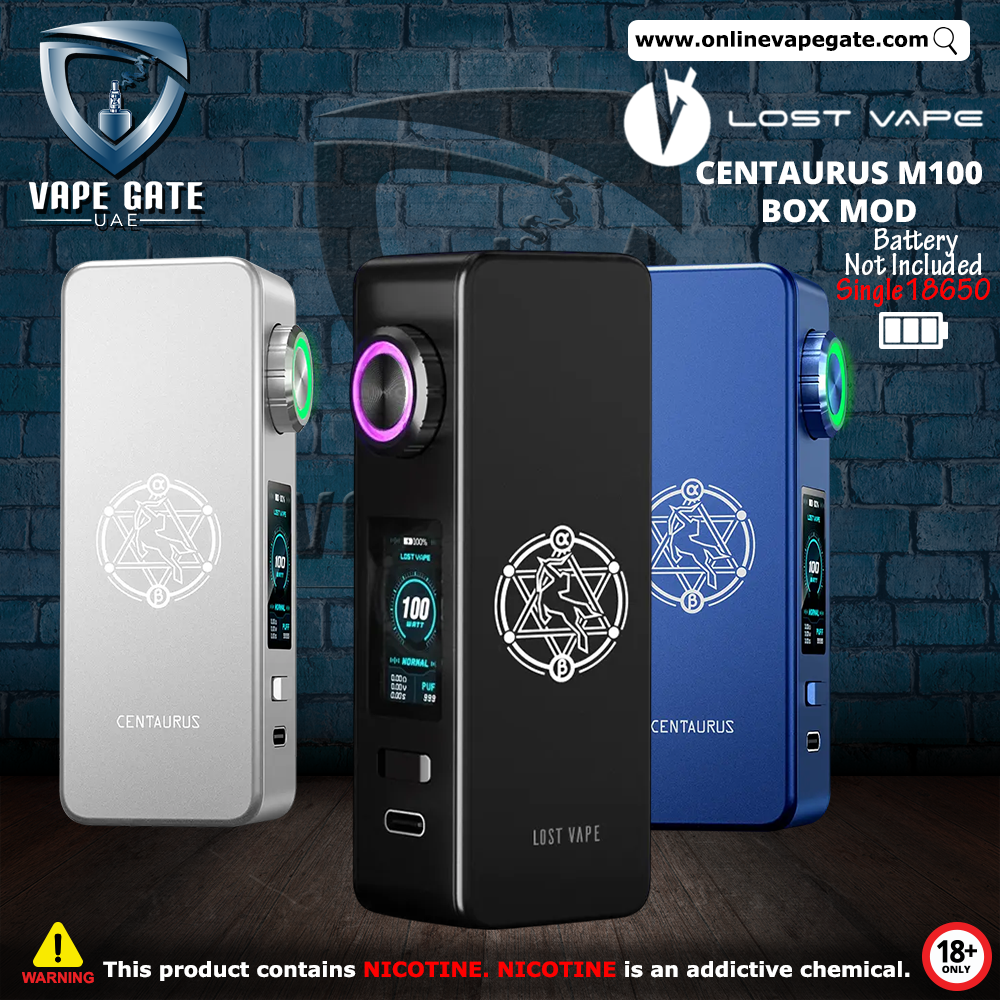 Lost Vape Centaurus M100 Box Mod UAE Price | Best Online Deals in Dubai Lost Vape Centaurus M100 Box Mod UAE Price | Best Online Deals in Dubai
