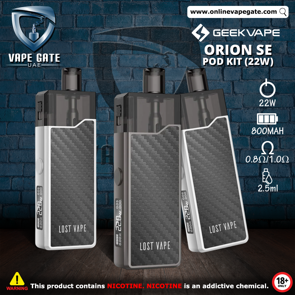Lost Vape Orion SE Pod Kit (22W) |Same Day Delivery Abu Dhabi & Dubai Lost Vape Orion SE Pod Kit (22W) |Same Day Delivery Abu Dhabi & Dubai