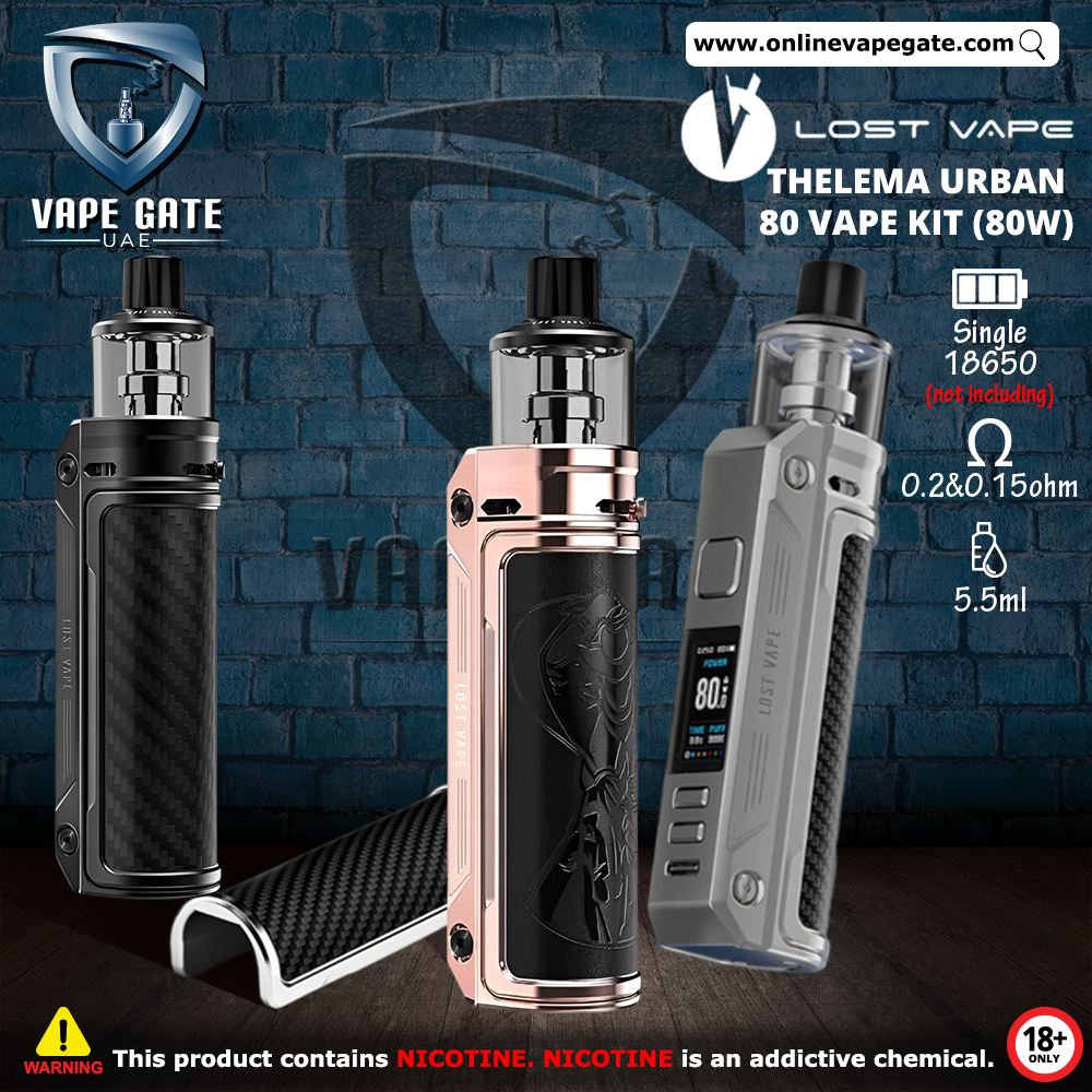 Lost Vape Thelema Urban 80 Kit UAE Price Online | Vape Fast Delivery Dubai Lost Vape Thelema Urban 80 Kit UAE Price Online | Vape Fast Delivery Dubai