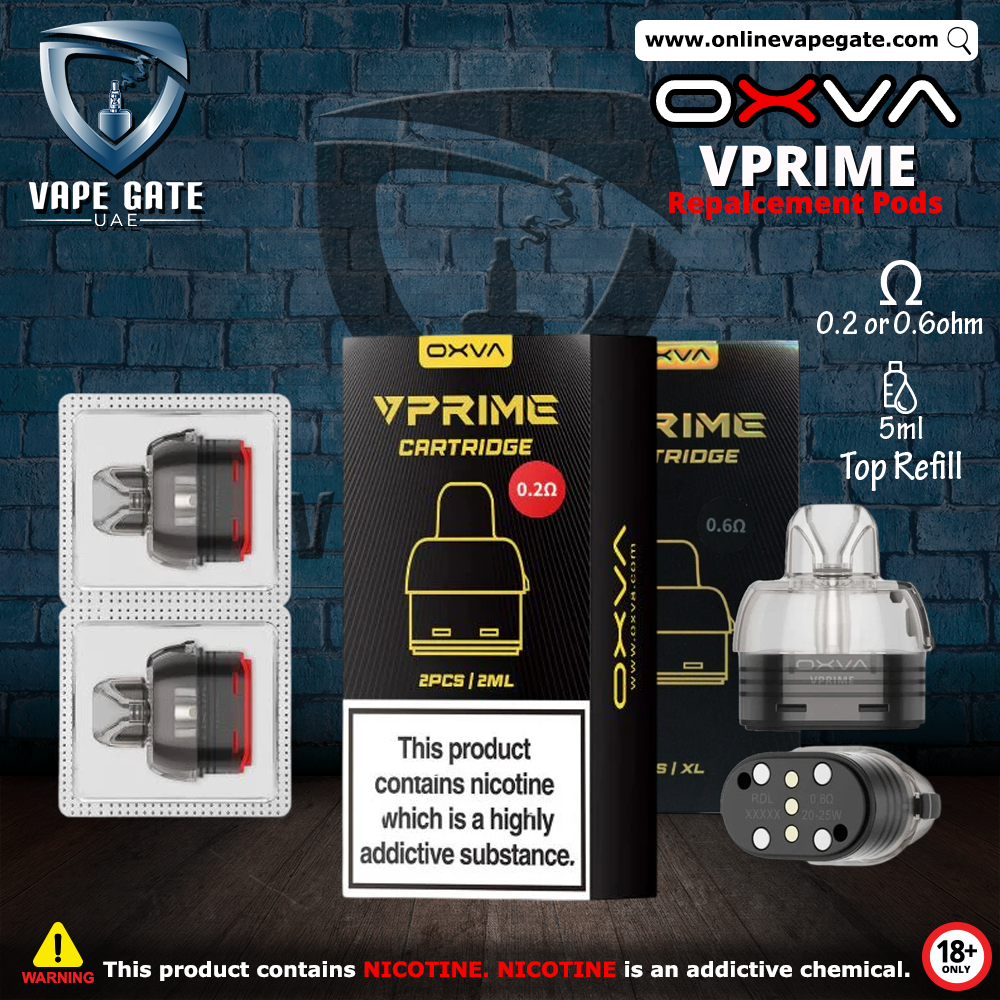 Oxva - VPrime Repalcement Pods | Vape Delivery Online Dubai Abu Dhabi | Duty Free Oxva - VPrime Repalcement Pods | Vape Delivery Online Dubai Abu Dhabi | Duty Free