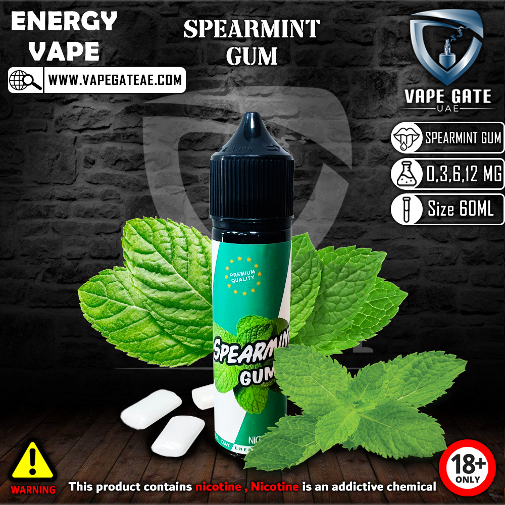 gum mint vape juice Spearmint - by Energy 60ml E Sylvania SilverStar Bulb 9005XSST Hookha Disposable Flavor:Dragon Fruit Orange