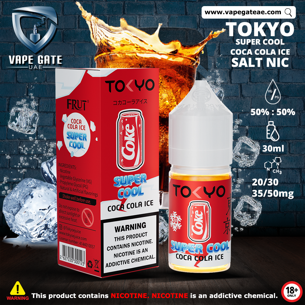 Tokyo Super Coca cola ice SaltNic Dubai | Premium E-Liquid in Dubai UAE Tokyo Super Coca cola ice SaltNic Dubai | Premium E-Liquid in Dubai UAE