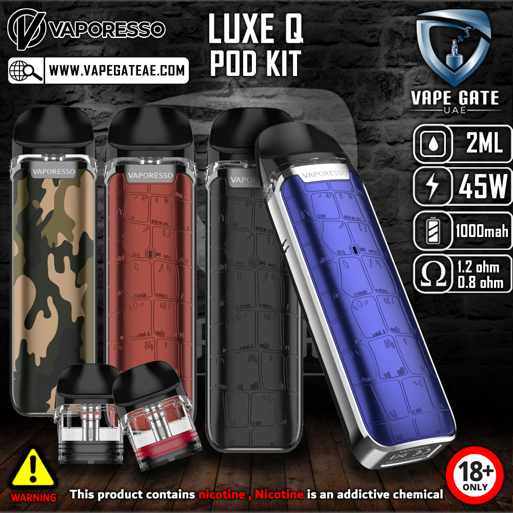 VAPORESSO LUXE Q POD KIT 1000MAH | Vape Riyadh | Discount UAE VAPORESSO LUXE Q POD KIT 1000MAH | Vape Riyadh | Discount UAE