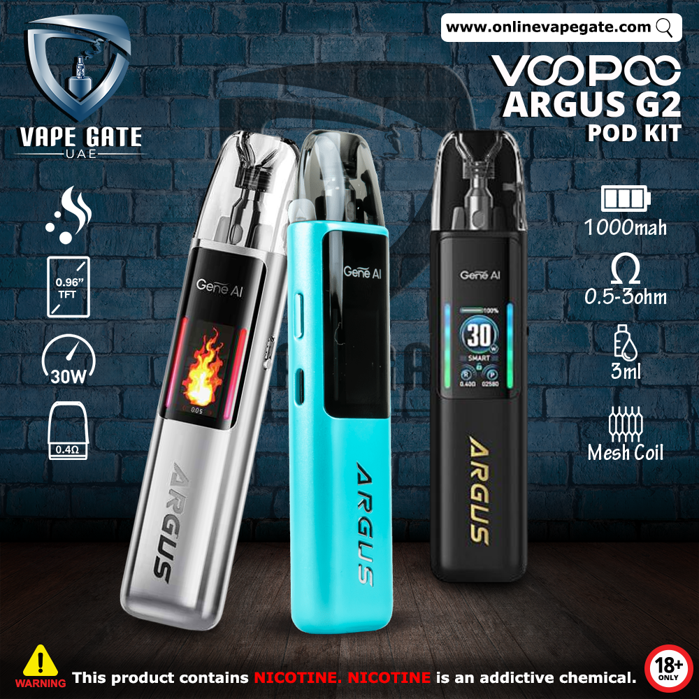 Voopoo Argus Settings VOOPOO ARGUS G2 30W POD SYSTEM DUBAI