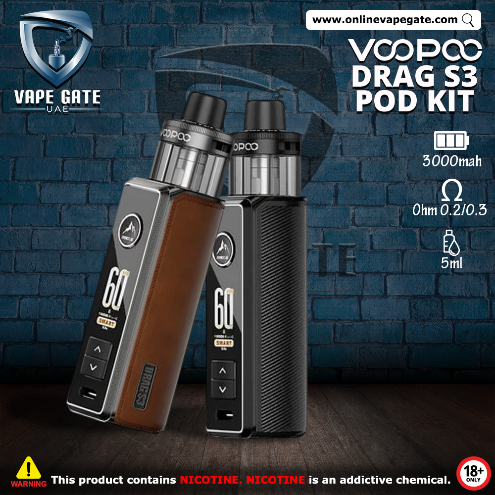 voopoo drag 3 mod only VooPoo Drag S3 Kit - Sub-ohm Vape Kit