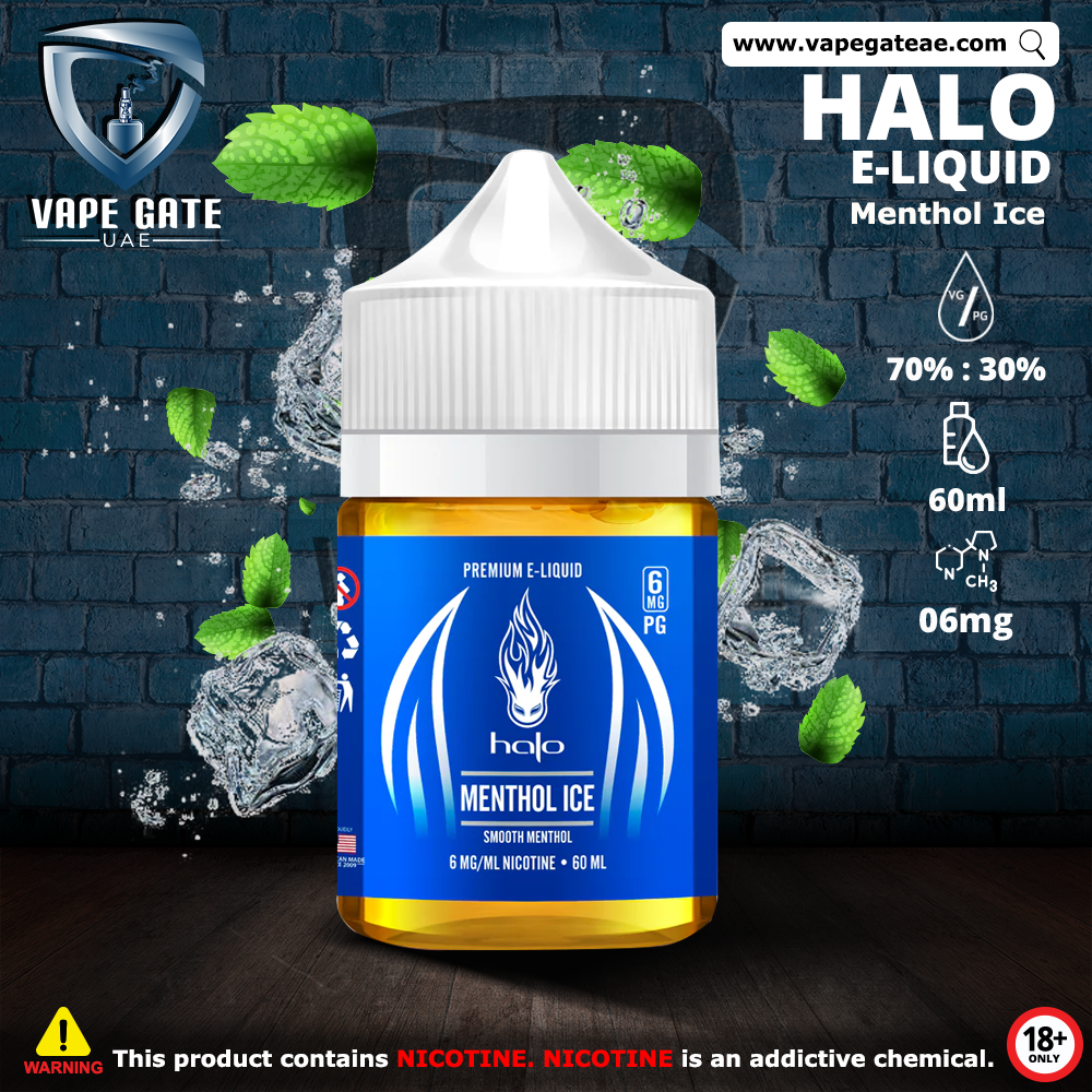 Halo Menthol Ice - E Liquid | best vape shop in Dubai | E-Juice Dubai Halo Menthol Ice - E Liquid | best vape shop in Dubai | E-Juice Dubai