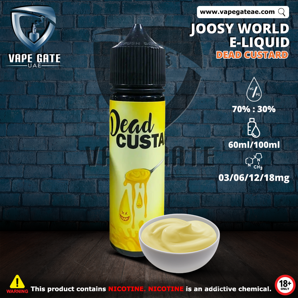 Dead Custard 60ml E Liquid by Joosy World , Abu Dhabi,Dubai