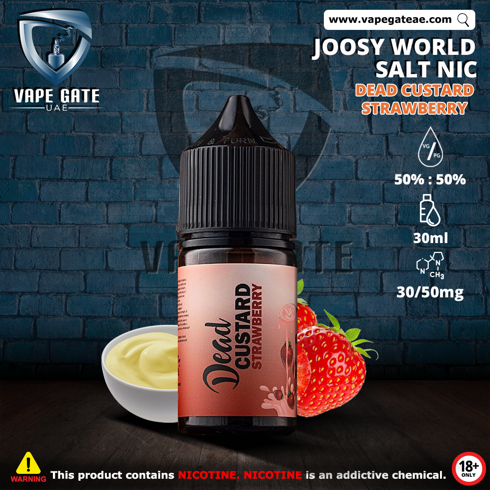 Dead Custard strawberry 30ml Saltnic by Joosy World