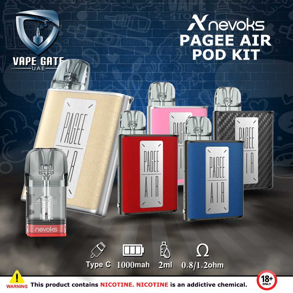 NEVOKS - PAGEE AIR 1000MAH POD KIT | Dubai | Abu Dhabi | Same Day Delivery NEVOKS - PAGEE AIR 1000MAH POD KIT | Dubai | Abu Dhabi | Same Day Delivery