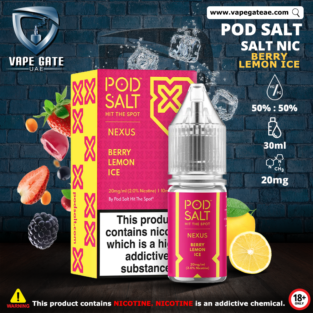 Pod Salt Nexus - Berry Lemon Ice Saltnic Dubai | Vape Shop Abu Dhabi Pod Salt Nexus - Berry Lemon Ice Saltnic Dubai | Vape Shop Abu Dhabi