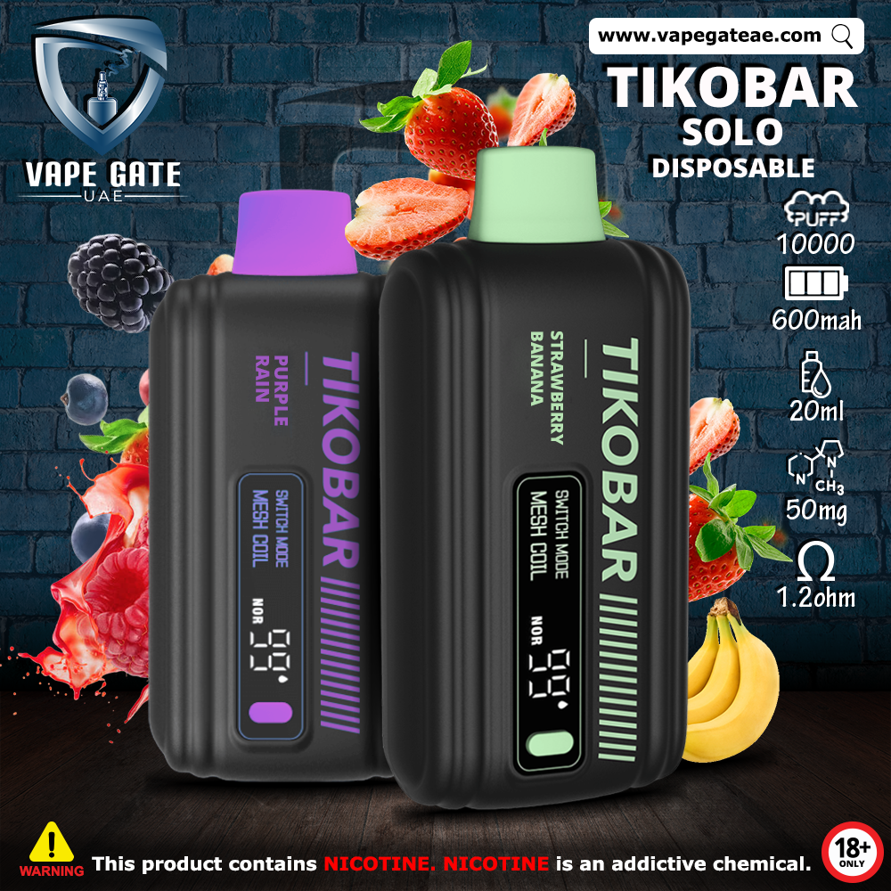 Tikobar Solo Disposable Vape (10,000 Puffs) in Dubai