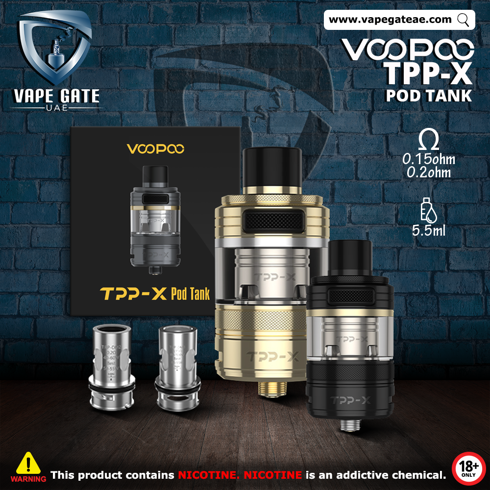 VOOPOO TPP-X POD TANK 5.5ml | Dubai Same Day Delivery | Abu Dhabi VOOPOO TPP-X POD TANK 5.5ml | Dubai Same Day Delivery | Abu Dhabi