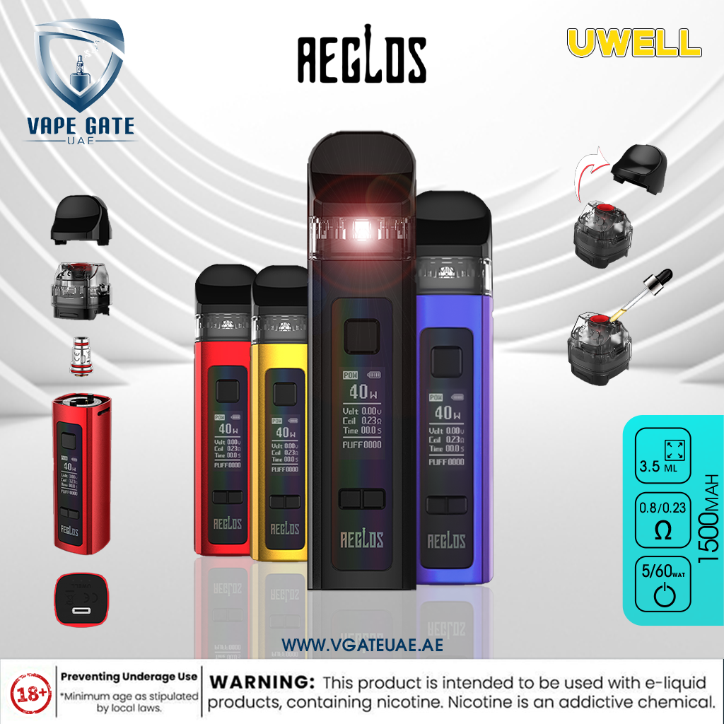 uwell aeglos pod system Uwell AEGLOS 60W Pod Mod Kit $39.99