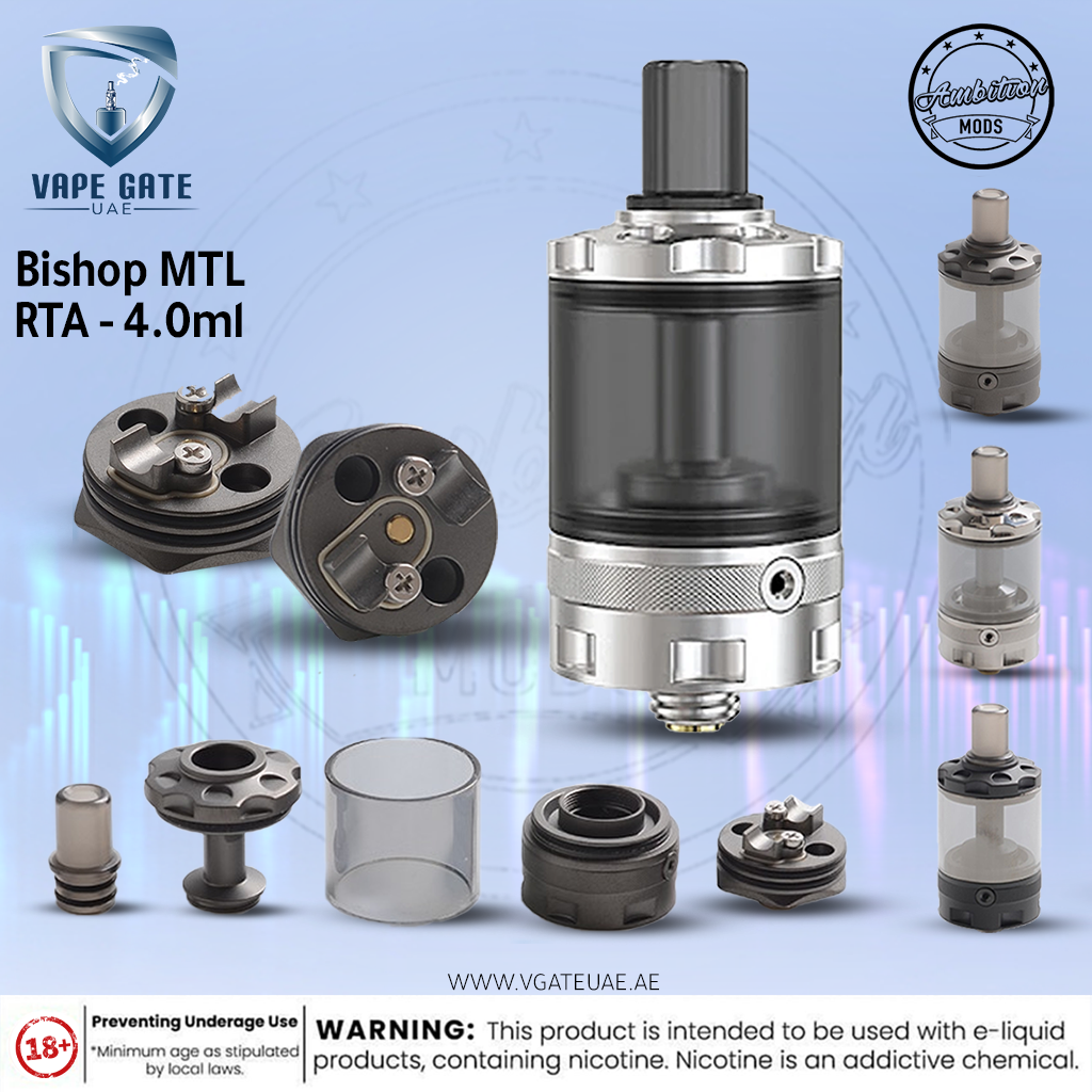 Bishop MTL RTA - 4.0ml | Dubai & Abu Dhabi UAE | Vape Riyadh