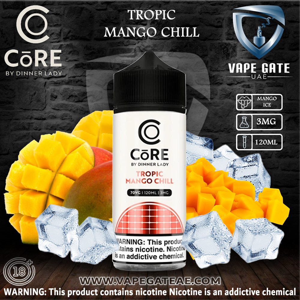 Tropic Mango Chill Tobacco-Free Nicotine Salt Series By Dinner Lady - 30ml Tropic Mango Chill Tobacco-Free Nicotine Salt Series By Dinner Lady - 30ml