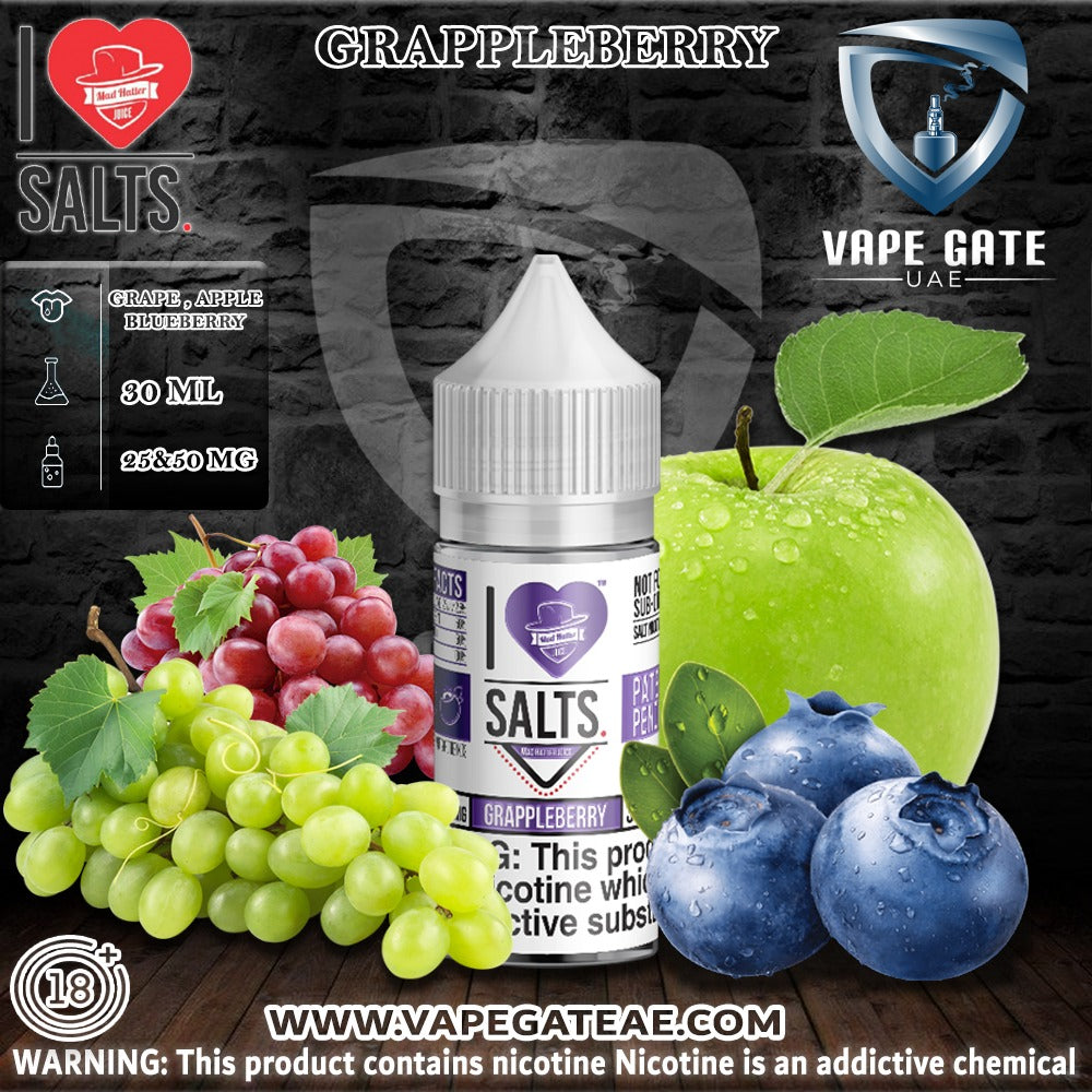 Grappleberry - I Love Salts / Mad Hatter Juice Grappleberry - I Love Salts / Mad Hatter Juice