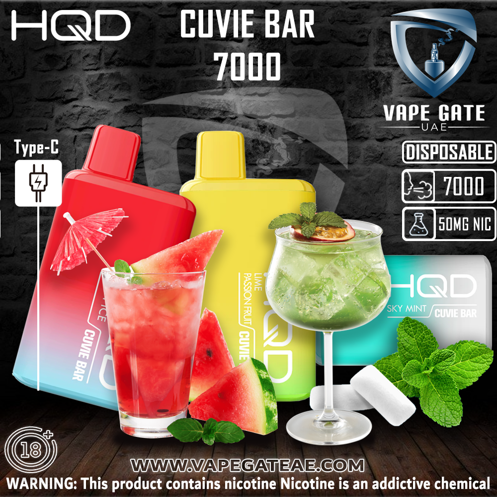 elf bar vape uk HQD Cuvie Bar Disposable Vape Device | 7000 Puffs main image 0
