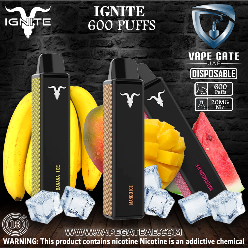 IGNITE - V600 (600 Puffs - 20 mg) Disposable Vape | Dubai & Abu Dhabi IGNITE - V600 (600 Puffs - 20 mg) Disposable Vape | Dubai & Abu Dhabi