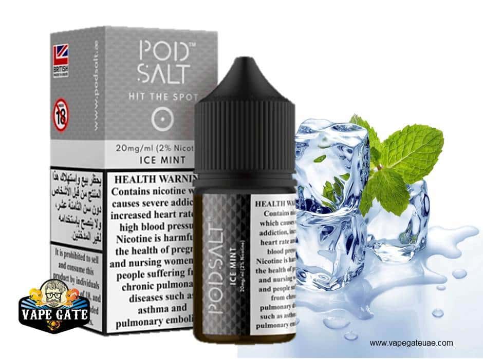 Pod Salt Ice Mint 20mg SaltNic UAE | Vape Gate UAE