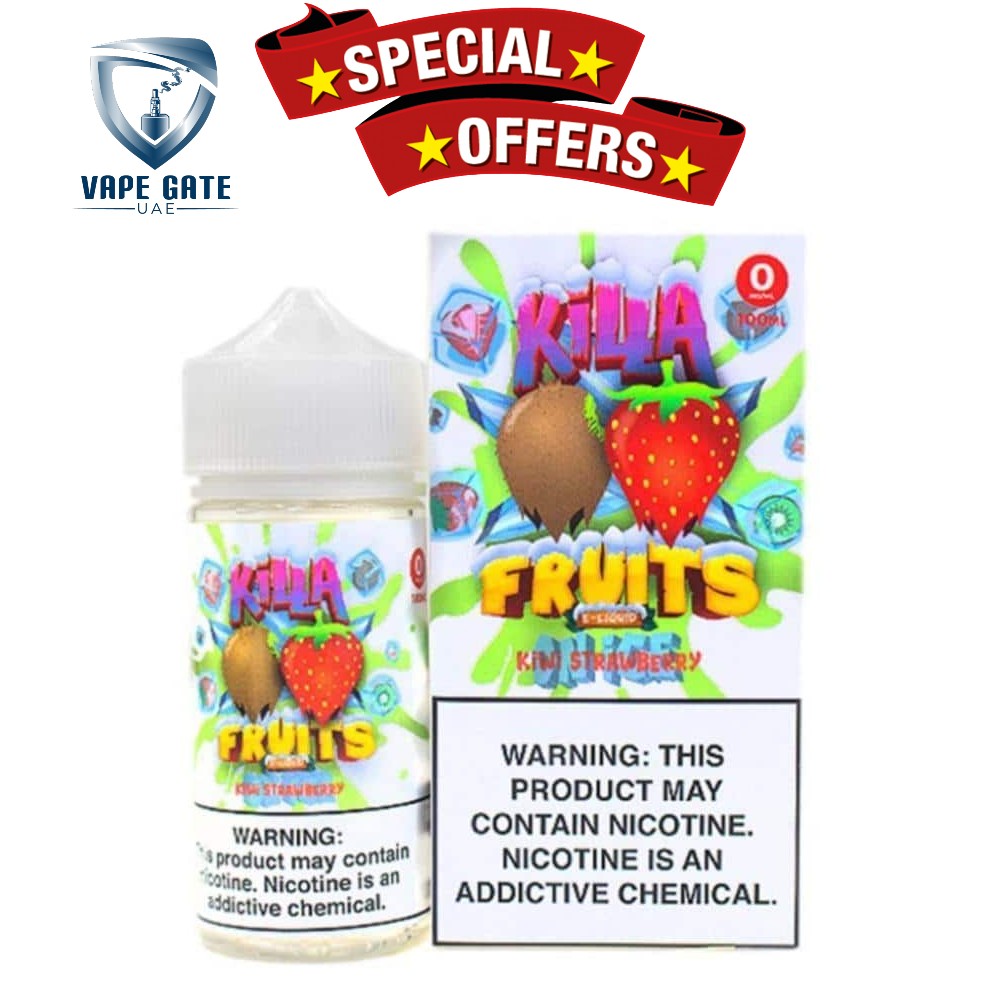 Watermelon + Kiwi + Strawberry Super Ice 10ml - Bali Fruits Salts By Kings Crest 12083