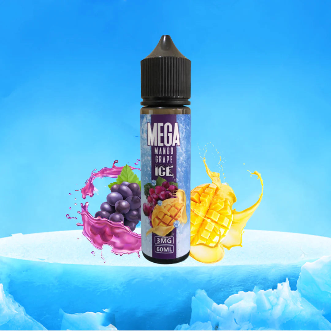 Mega Mango Grape Ice 60ml E Liquid - Grand E-Liquid | Dubai | Abu Dhabi | Same Day Delivery Mega Mango Grape Ice 60ml E Liquid - Grand E-Liquid | Dubai | Abu Dhabi | Same Day Delivery