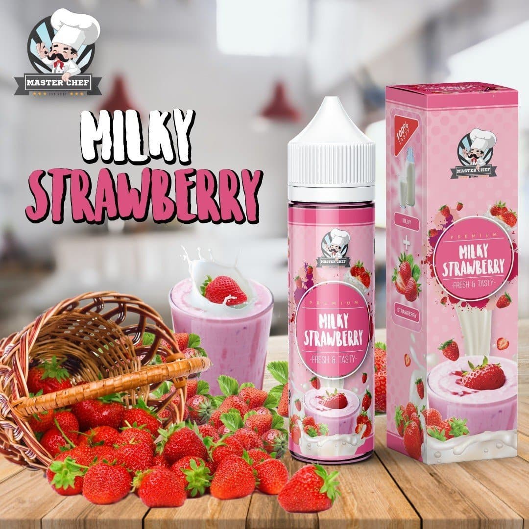 MASTER CHEF MILKY STRAWBERRY E-JUICE 60ML | Vape Riyadh KSA |Oman | Muscat | Dubai & Abu Dhabi UAE MASTER CHEF MILKY STRAWBERRY E-JUICE 60ML | Vape Riyadh KSA |Oman | Muscat | Dubai & Abu Dhabi UAE