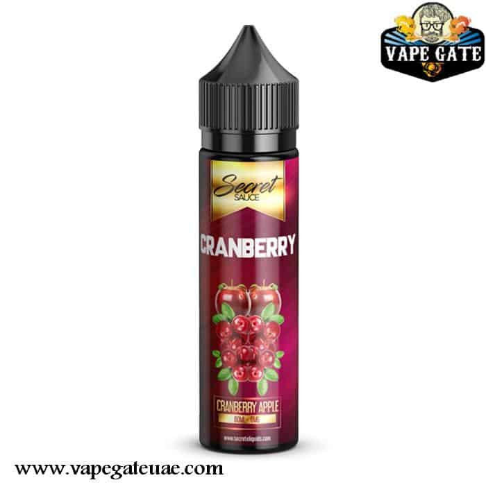 cranberry vape juice 60ml by Secret Sauce | Dubai & Abu Dhabi pancake Selection:Golden Coast Cake Flavored Vape -