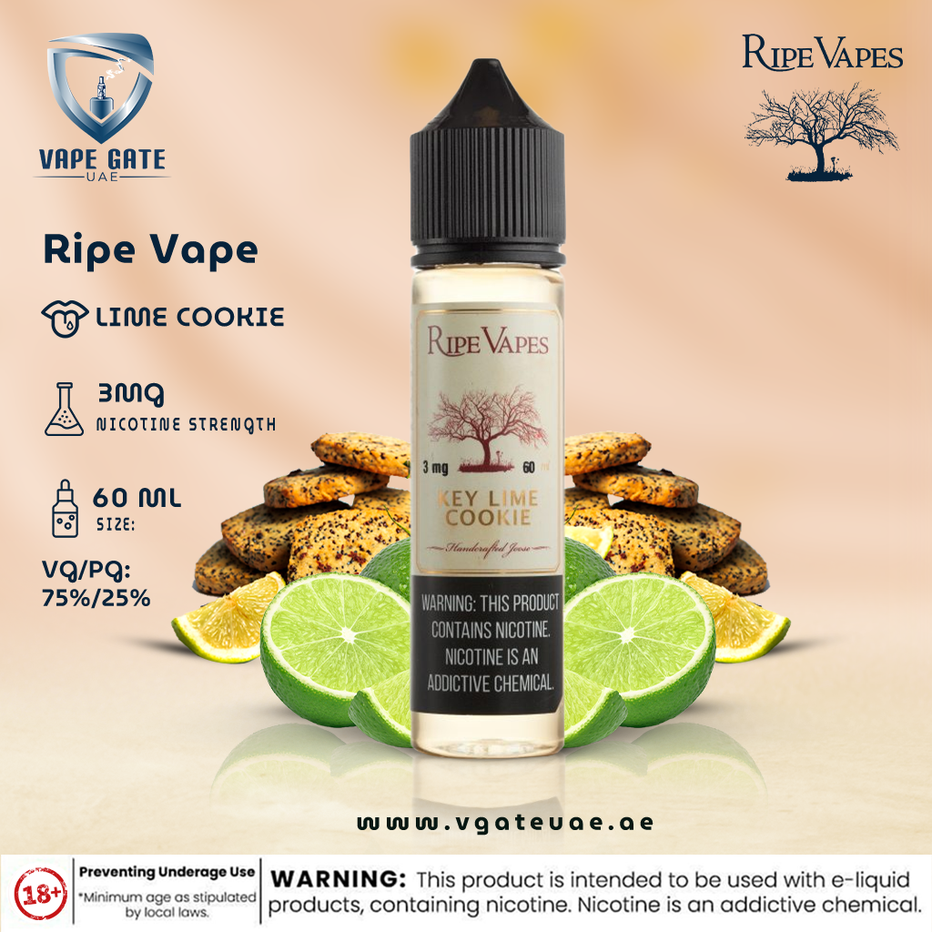 Key Lime Cookie 60ml E liquid by Ripe Vape