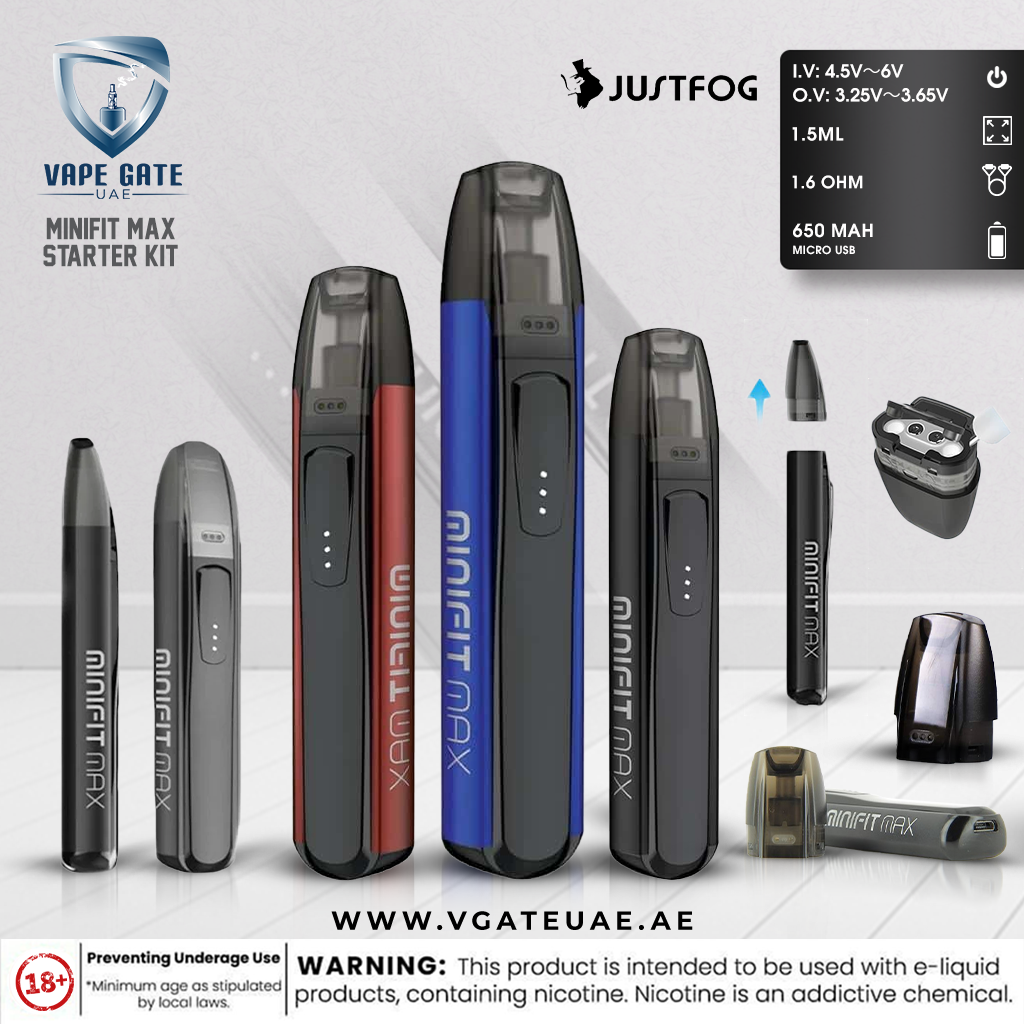 JUSTFOG MINIFIT MAX STARTER KIT 650MAH