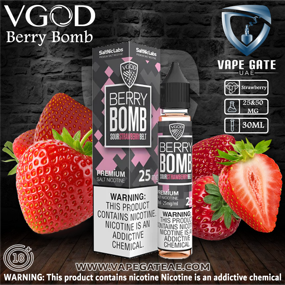Buy Berry Bomb VGOD Salt Nic | Fruity Vape Juice