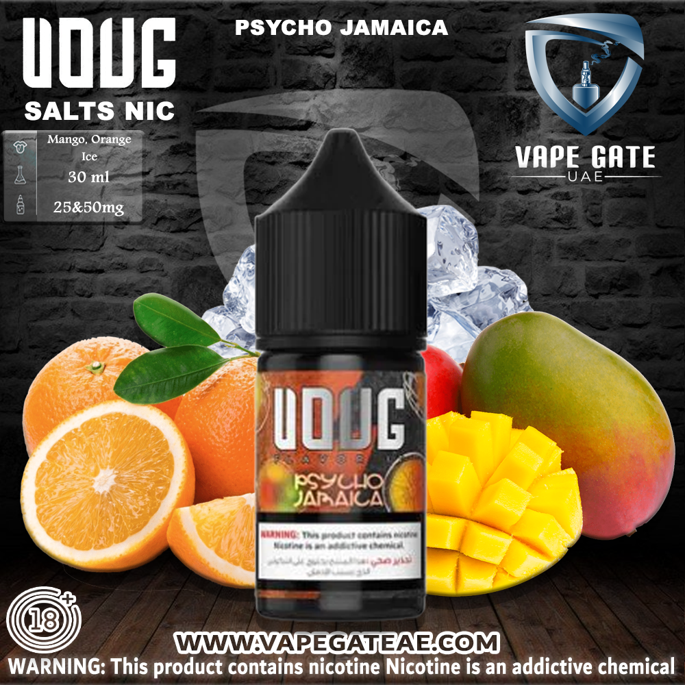 VOUG PSYCHO JAMAICA SALTNIC 30ML VOUG PSYCHO JAMAICA SALTNIC 30ML