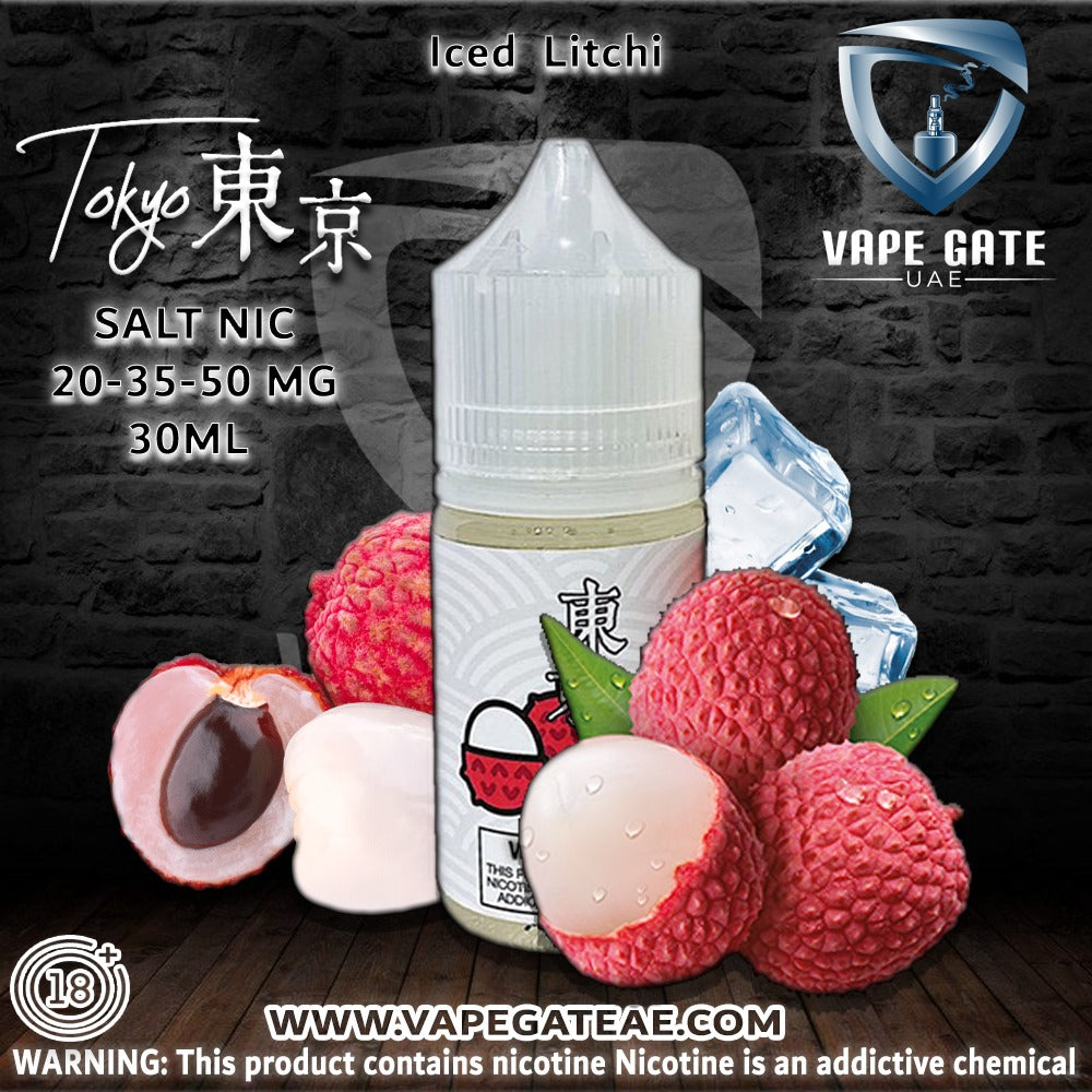 Tokyo E Juice Litchi Saltnic 30 ml | Fujairah & Abu Dhabi UAE | Vape Riyadh  KSA
