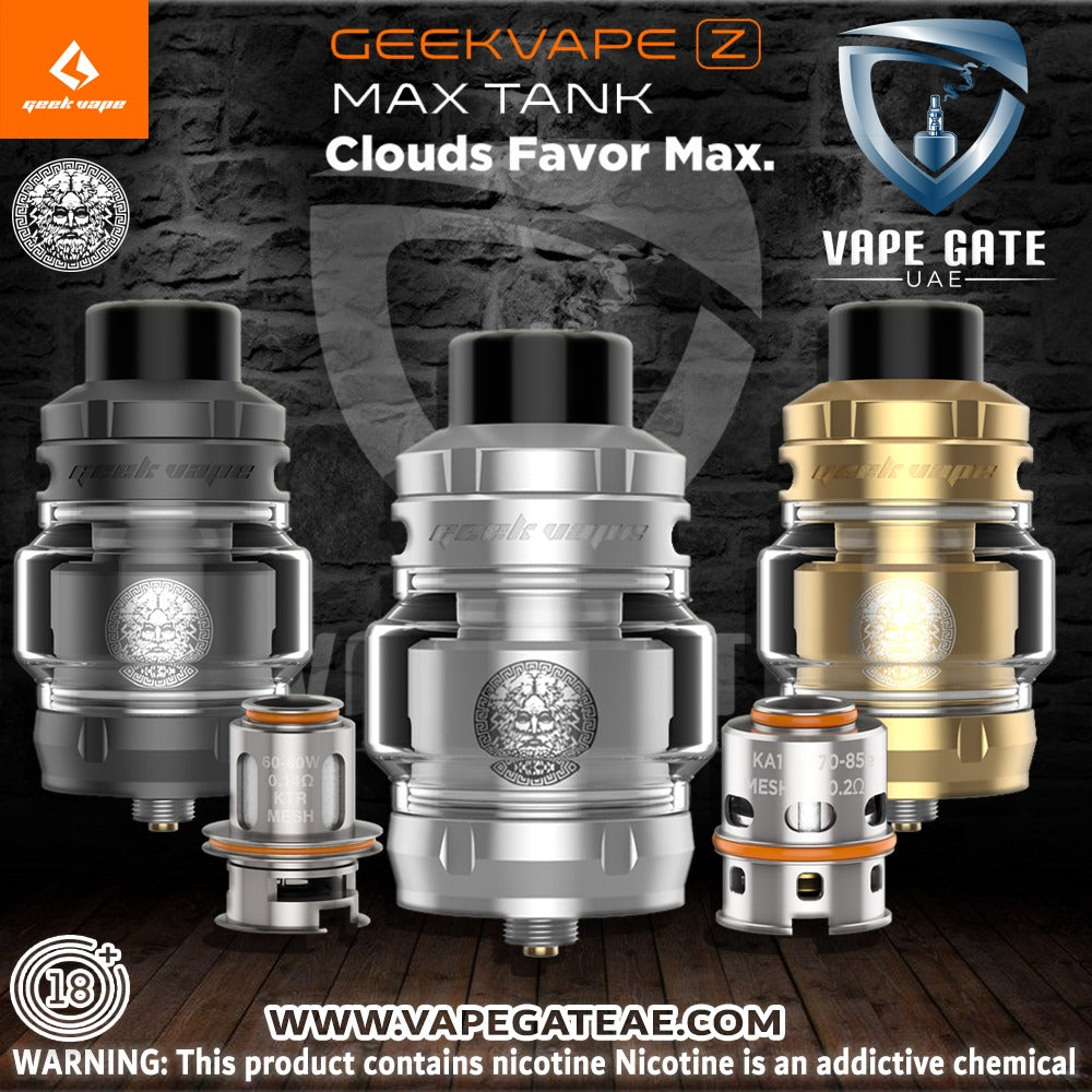 GEEK VAPE ZEUS Z MAX SUB-OHM TANK | Dubai & Abu Dhabi UAE | Vape Gate UAE GEEK VAPE ZEUS Z MAX SUB-OHM TANK | Dubai & Abu Dhabi UAE | Vape Gate UAE