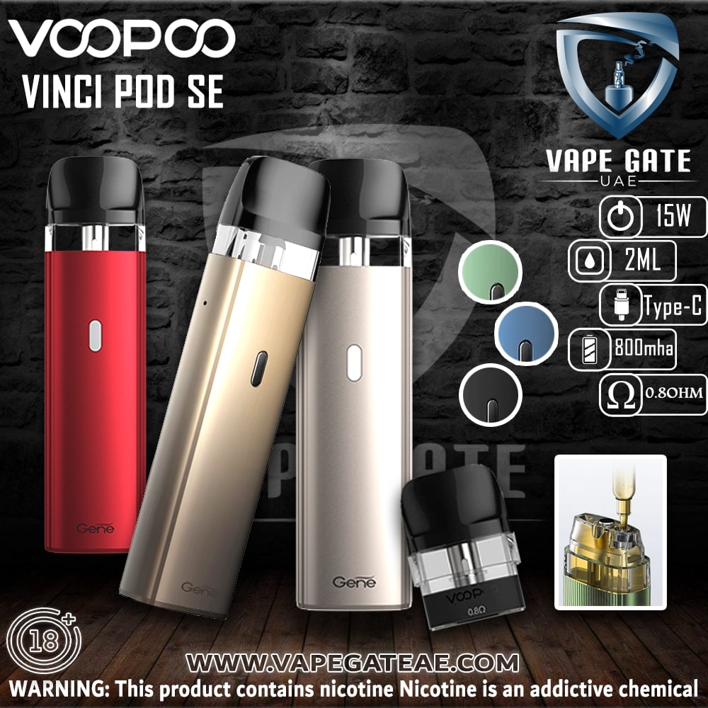 VOOPOO VINCI POD SE 15W POD SYSTEM | Dubai | Abu Dhabi | Same Day Delivery VOOPOO VINCI POD SE 15W POD SYSTEM | Dubai | Abu Dhabi | Same Day Delivery