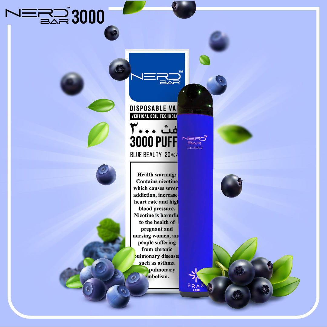 Nerd Bar 3000 Puffs Disposable (20MG) | Dubai & Abu Dhabi | Vape Gate UAE Nerd Bar 3000 Puffs Disposable (20MG) | Dubai & Abu Dhabi | Vape Gate UAE