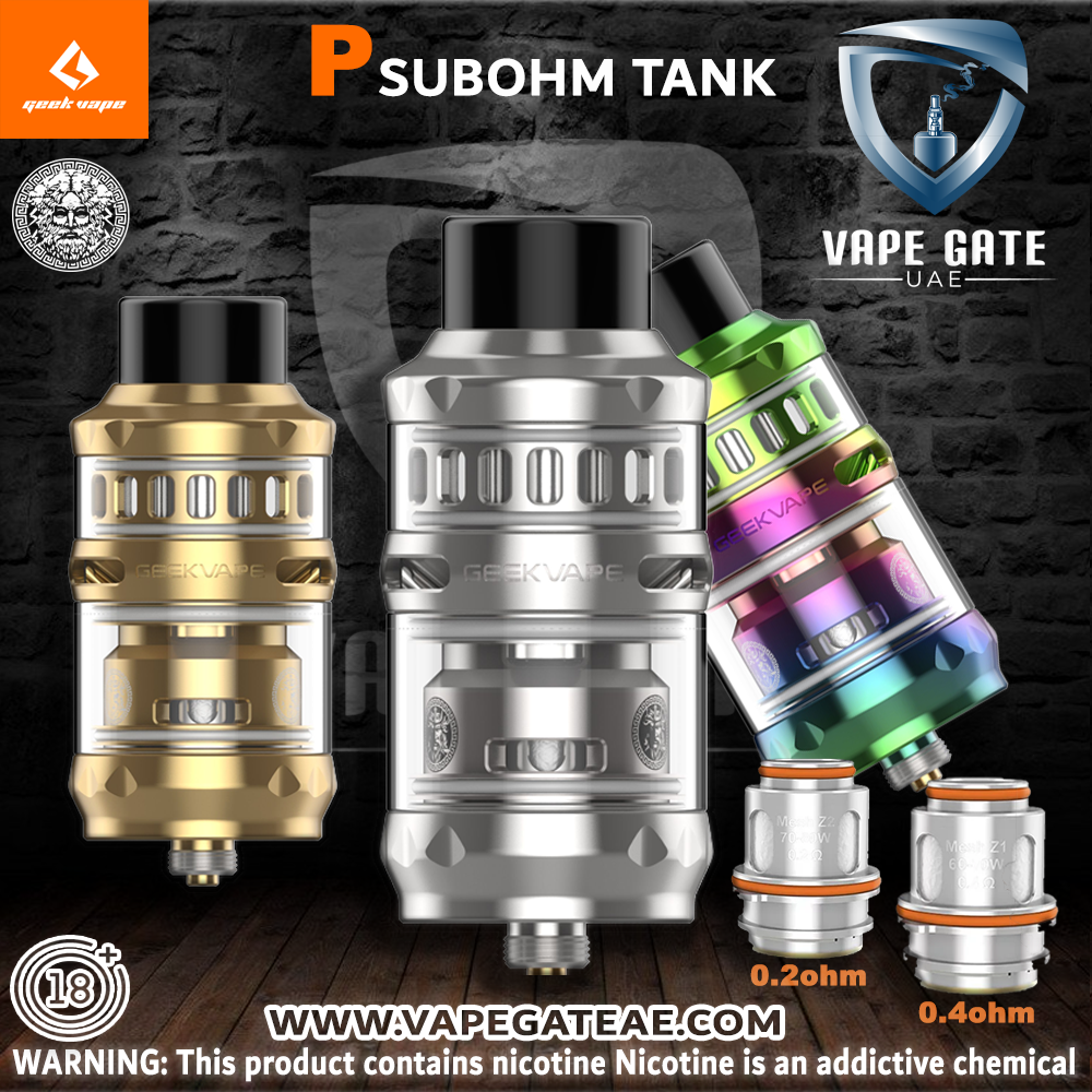 GEEKVAPE ZEUS P SUB-OHM TANK | Dubai & Abu Dhabi UAE | Vape Gate UAE GEEKVAPE ZEUS P SUB-OHM TANK | Dubai & Abu Dhabi UAE | Vape Gate UAE