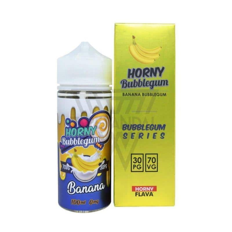 Horny Bubblegum Banana 100ml E Liquid by Horny Flava | Vape Gate UAE