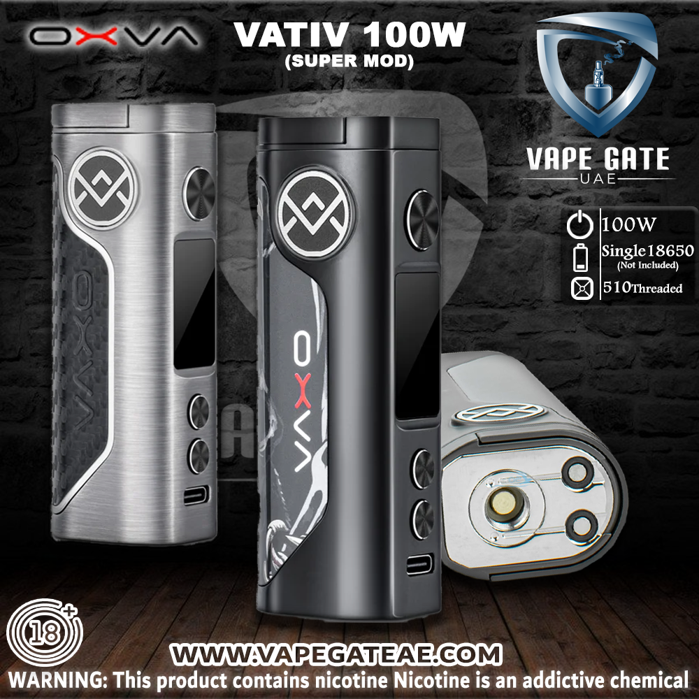 OXVA VATIV 100W SUPER MOD | UAE & KSA | Best Vape Shop In UAE OXVA VATIV 100W SUPER MOD | UAE & KSA | Best Vape Shop In UAE
