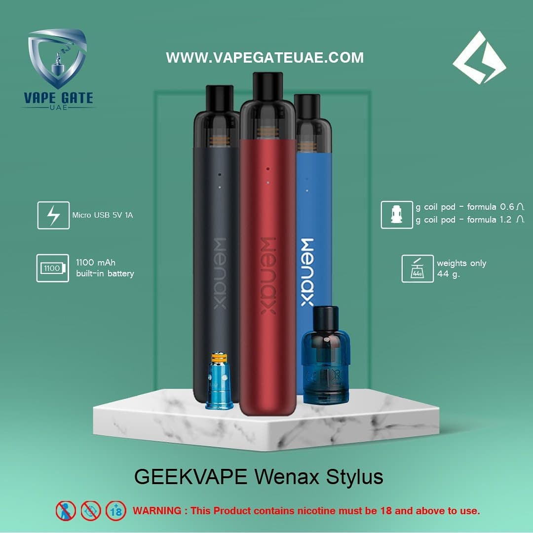 WENAX STYLUS 16W POD SYSTEM BY GEEKVAPE ABU DHABI
