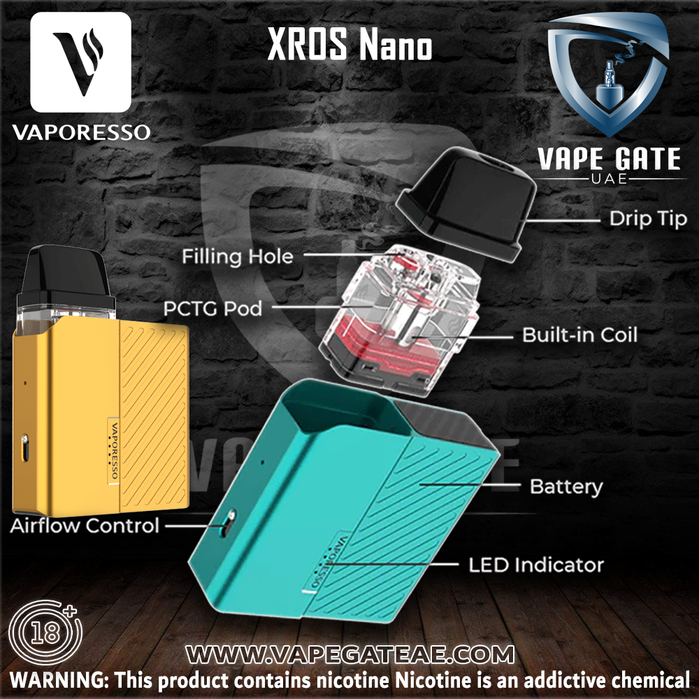 VAPORESSO XROS NANO 1000mAh POD SYSTEM | Vape Abu Dhabi ,Riyadh | Discount UAE VAPORESSO XROS NANO 1000mAh POD SYSTEM | Vape Abu Dhabi ,Riyadh | Discount UAE