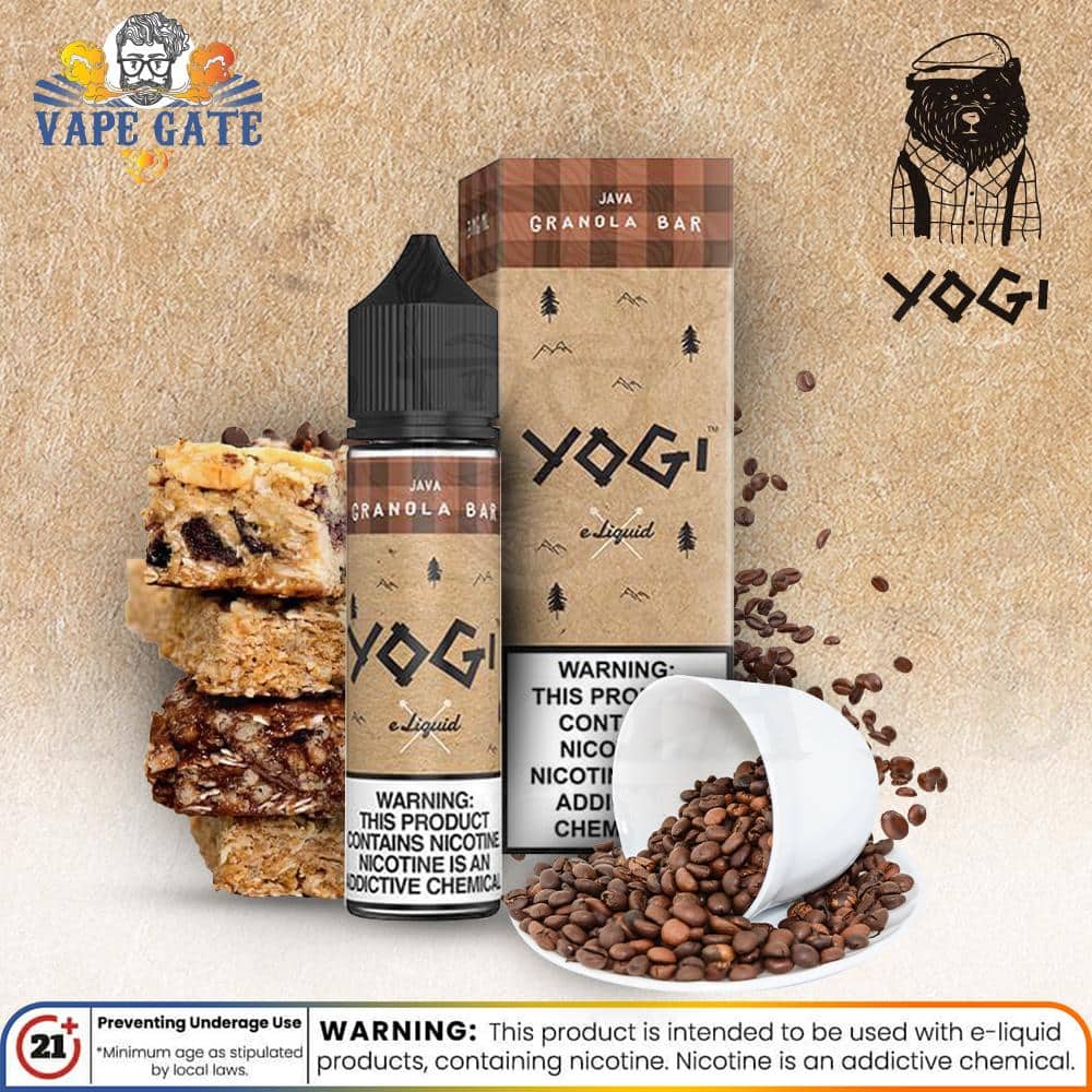 Yogi E Liquid Java Granola Bar | Vape Riyadh KSA | Dubai & Abu Dhabi UAE Yogi E Liquid Java Granola Bar | Vape Riyadh KSA | Dubai & Abu Dhabi UAE