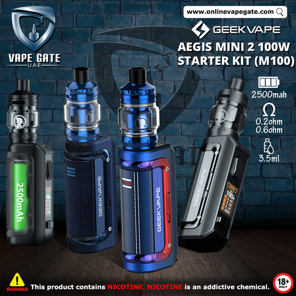 Geekvape Aegis Mini Battery GEEKVAPE AEGIS MINI 2 M100 100W STARTER KIT Geekvape Aegis Mini Battery GEEKVAPE AEGIS MINI 2 M100 100W STARTER KIT