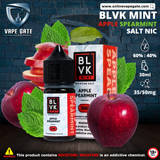 APPLE SPEARMINT - BLVK MINT SALTS - 30ML vape delivery ruwais