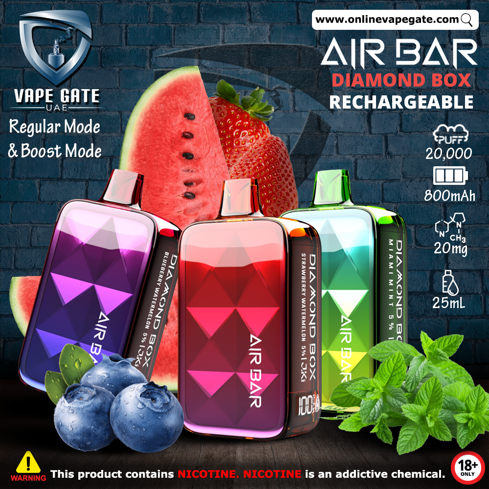 Air Bar Diamond Box Disposable Vape 20,00 Puffs | Vape Delivery Dubai Air Bar Diamond Box Disposable Vape 20,00 Puffs | Vape Delivery Dubai