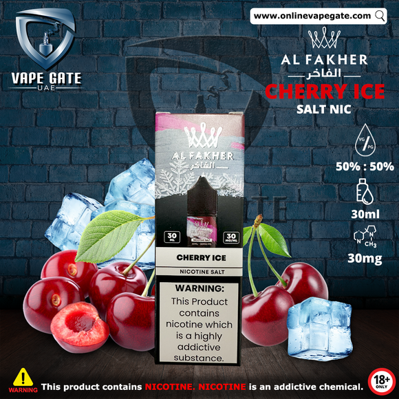 Al Fakher - Cherry Ice Saltnic 30ml Vape Dubai 2025