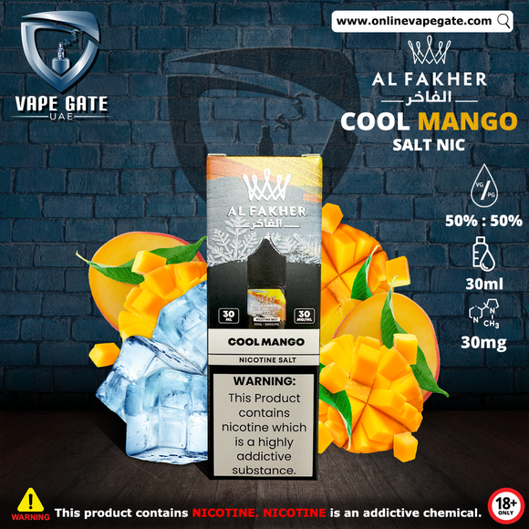 Al Fakher - Cool Mango Saltnic 30ml Vape Same Day Delivery Dubai 
